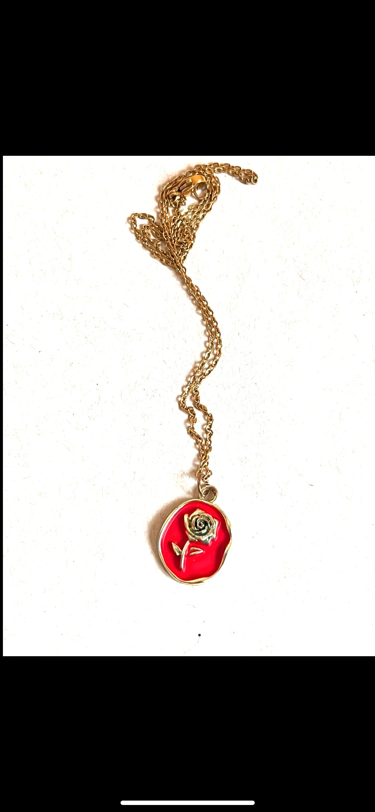 Red Rose Necklace